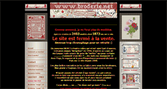 Desktop Screenshot of broderie.net